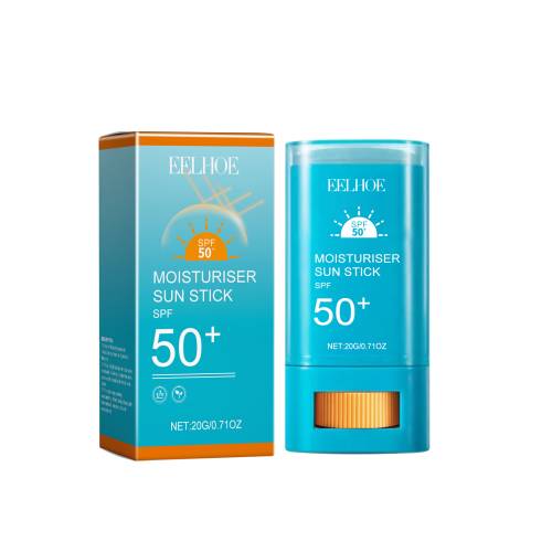 EELHOE Moisturizing Protection Stick, Moisturizing Refreshing Non-Greasy Waterproof Anti-Uv Moisturizing Skin Protection Stick