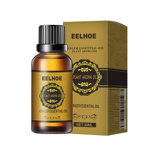 EELHOE Ginger Essential Oil (30ml) Firms The Skin, Highlights The Figure, Gently Moisturizes And Nourishes. It Is An Essential Oil For Daily Body Massage