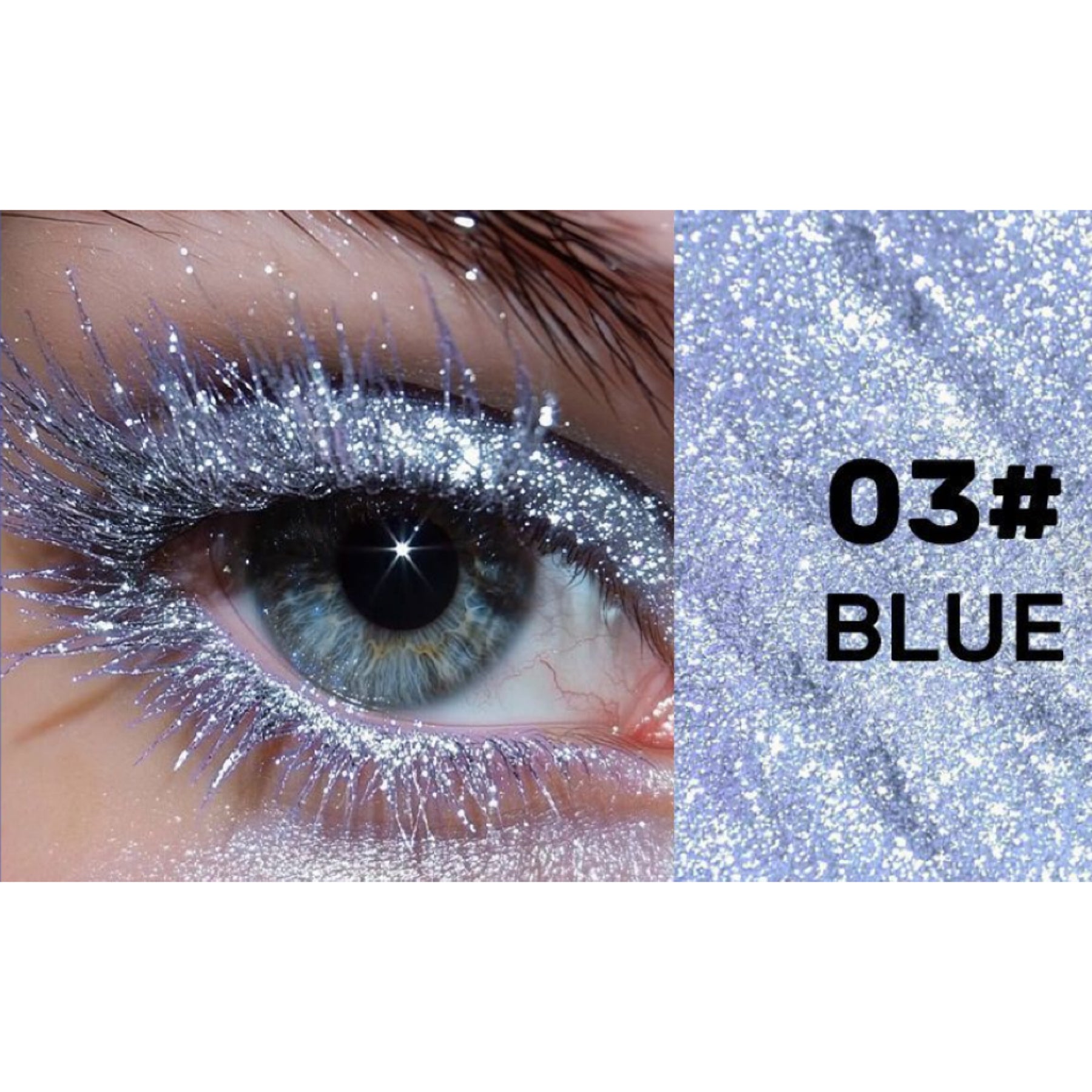 Diamond Dust Sparkle Mascara – Snowflake Glitter, Smudge-Proof & Waterproof for Dazzling Eyes